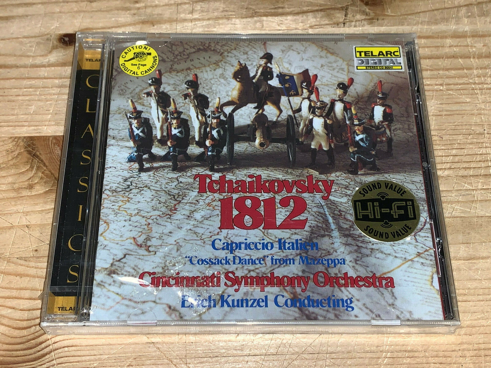 Tchaikovsky 1812 Overture ERICH KUNZEL TELARC DIGITAL CD Tchaikovsky 1812 Overture ERICH KUNZEL TELARC DIGITAL CD