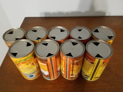 Historical Beer Can Lot of 9 American Brewers Collection Flat Top Norton Mayer's