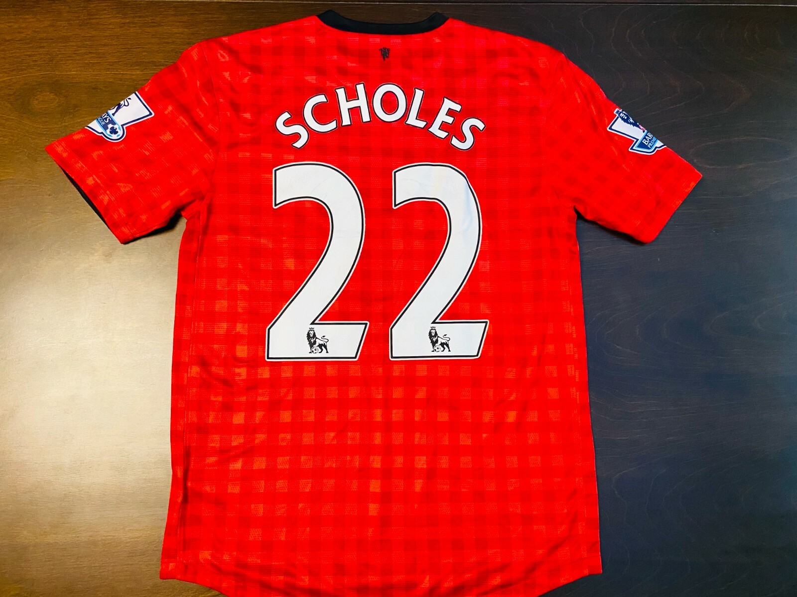 マンチェスターユナイテッド ユニフォーム SCHOLES ポール・スコールズがマンチェスター・ユナイテッドの18番