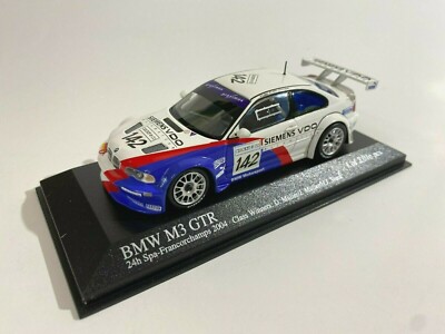 BMW M3 GTR, Diecast Model, 24h Spa Winners 2004, Minichamps #142   400 042392