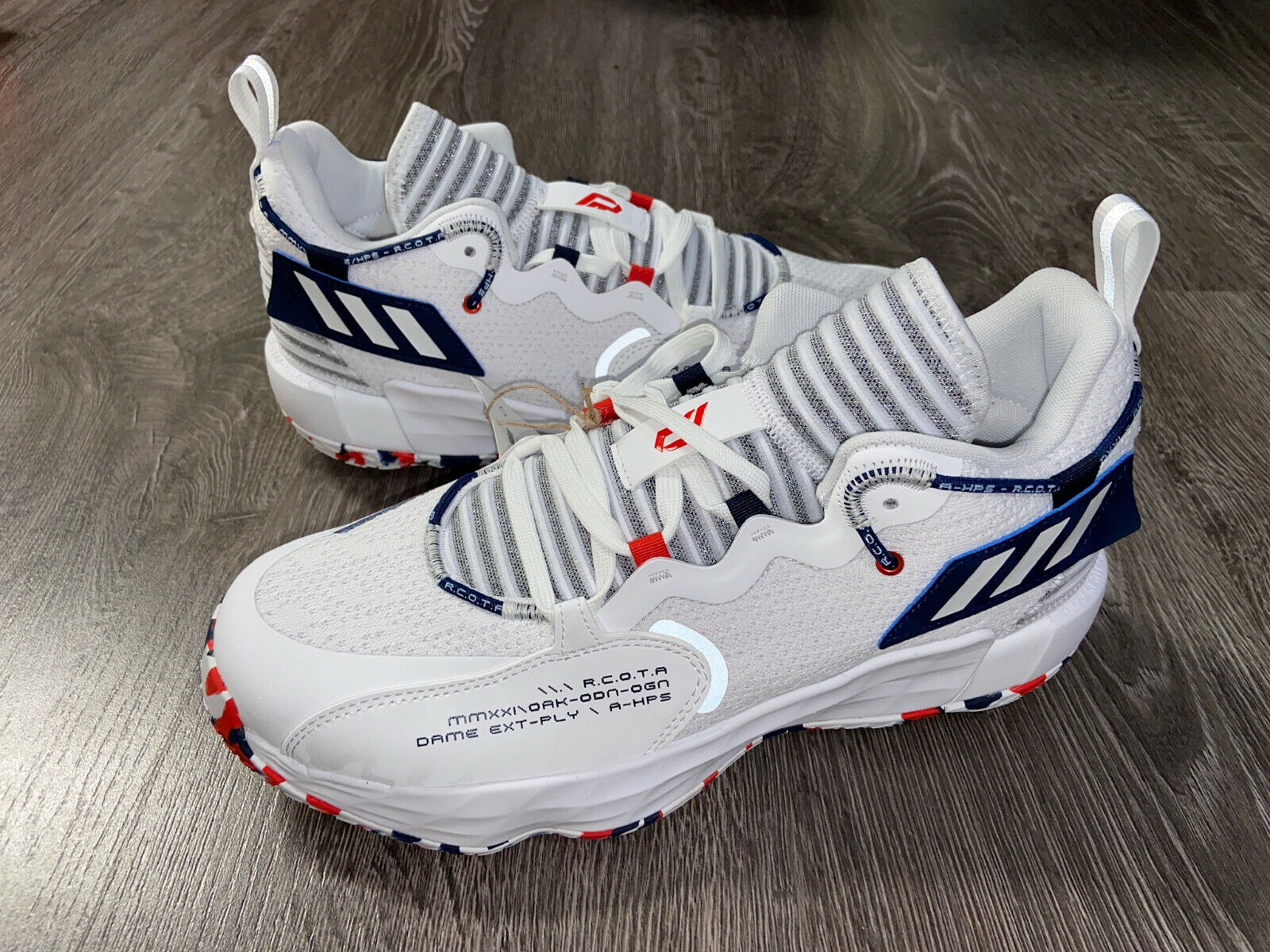 Adidas Dame 7 EXTPLY GCA USA Damian Lillard Basketball Shoes Adidas Dame 7 EXTPLY GCA USA Damian Lillard Basketball Shoes