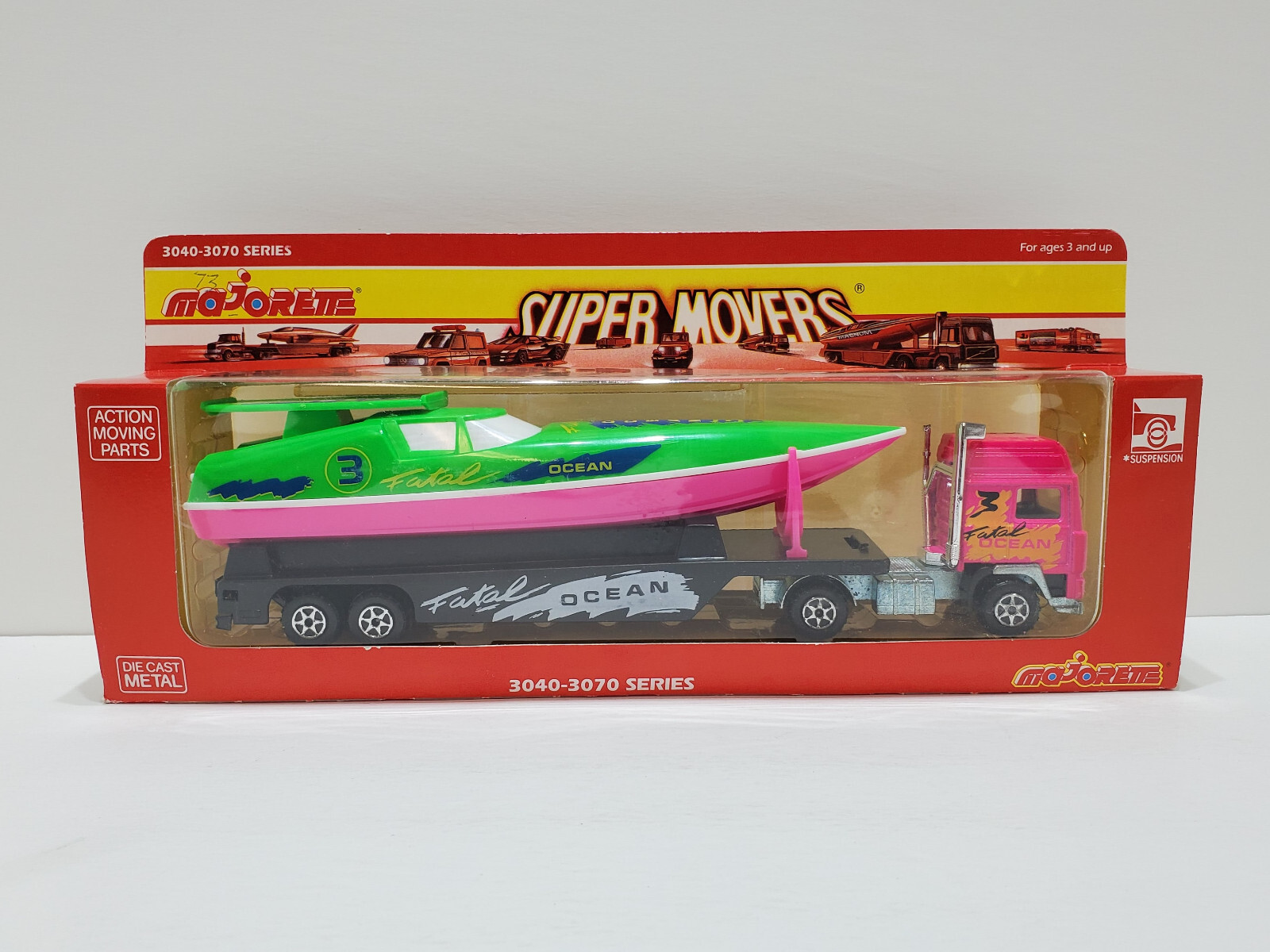 Majorette Super Movers Fatal Ocean Speed Boat Transporter