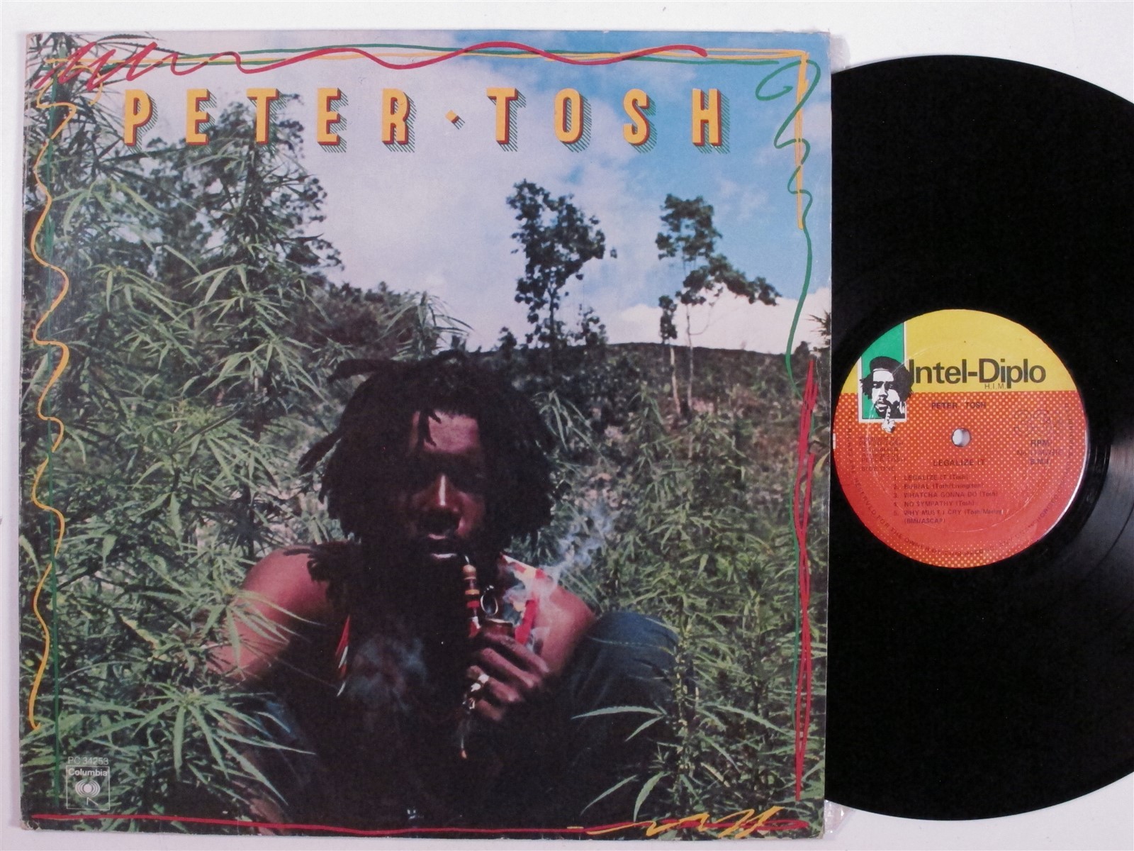PETER TOSH Legalize It INTEL-DIPLO LP jamaica k | eBay