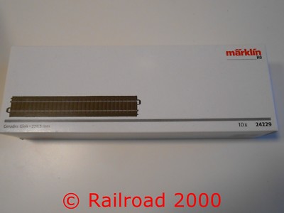 10x C-Gleis gerade 2293 mm NEUOVP