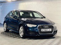 2016 Audi A3 1.4 TFSI CoD S line Euro 6 (s/s) 3dr HATCHBACK Petrol Manual