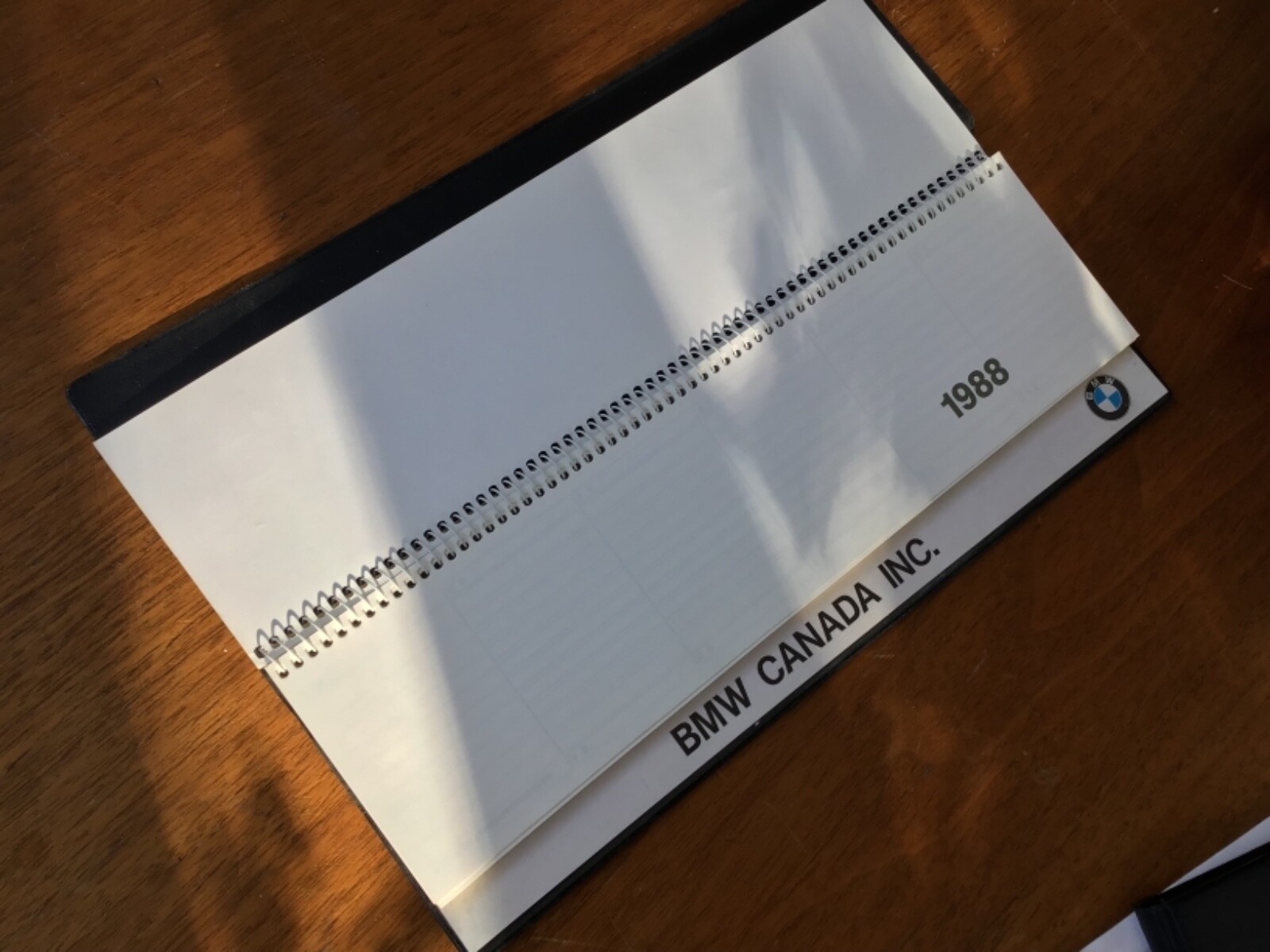 BMW Vintage Rare dealer calendar 1988 E30 M3 E24 M6 E28 M5 E9 sales marketing