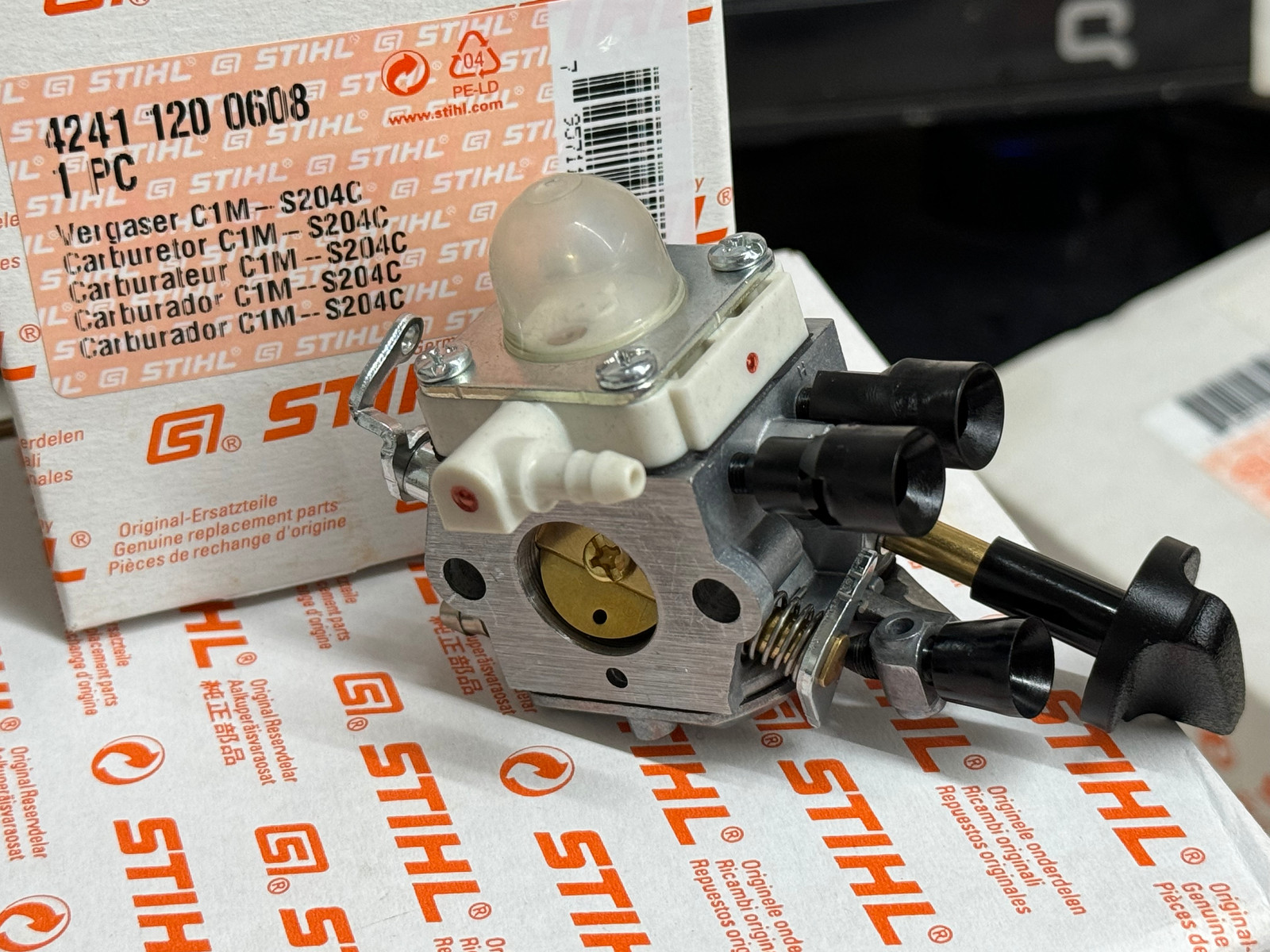 STIHL OEM ZAMA CARBURETOR 4241 120 0608 BLOWER C1M-S204C SH 56 C-E C1M-S142 - Picture 2 of 3