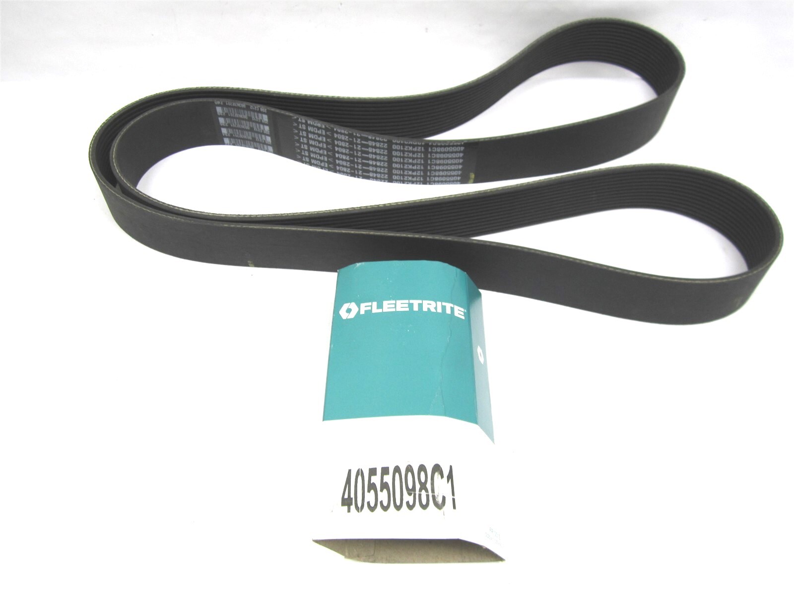 4055098C1 NEW FLEETRITE FAN BELT 12PK2100 22848-21-2804 4055098C1 NEW FLEETRITE FAN BELT 12PK2100 22848-21-2804