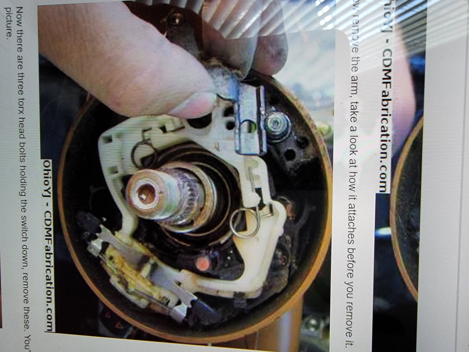 19822002 GM TILT STEERING COLUMN TURN SIGNAL SWITCH ACTUATOR ARM USED