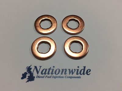 Citroen C5 2.2 HDi Break Common Rail Diesel Injector Washers/Seals x 4