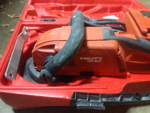 Hilti DG150 Concrete Grinder w/ DPC 20 Power Supply w/ Case