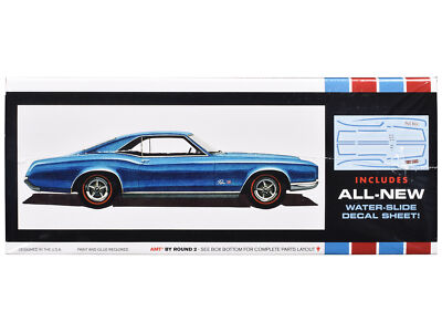 1966 Buick Riviera GS Model Kit 1/25 Scale by AMT - Skill 2 Classic Car