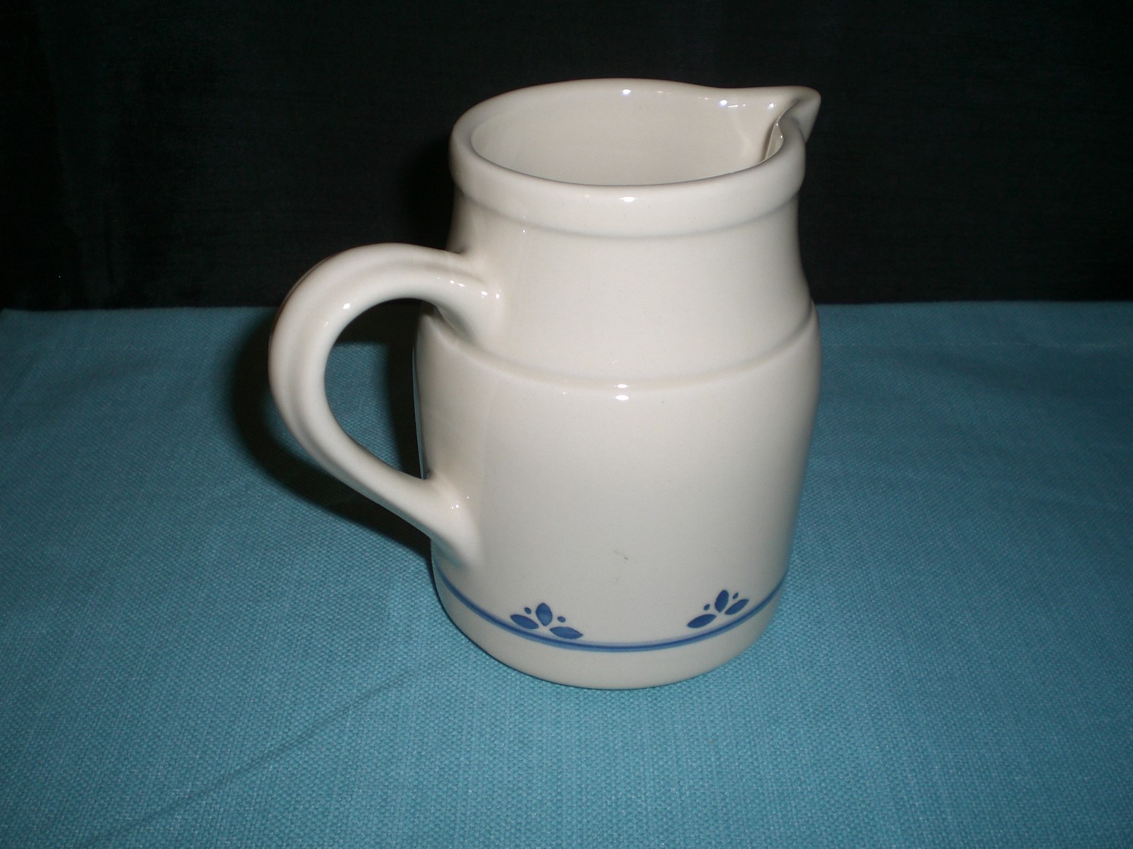 FP Friendship Pottery Roseville Ohio Small Milk Pitcher; 5 1/4