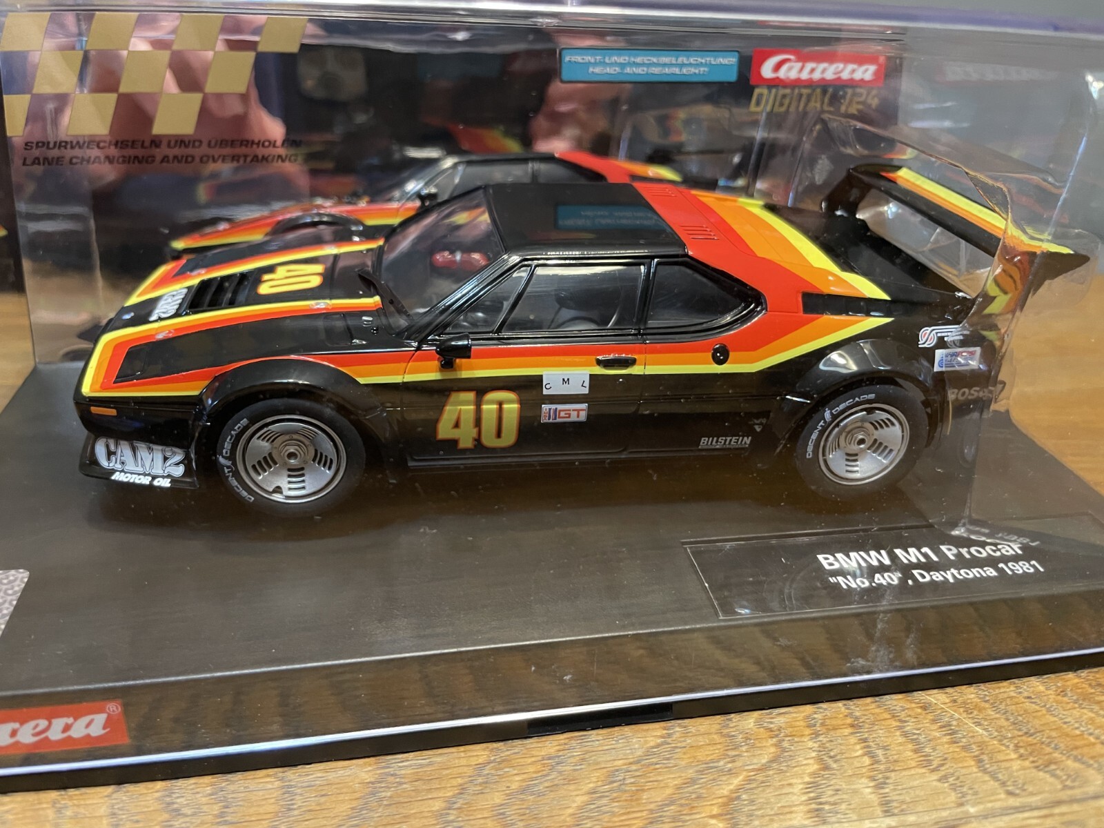 Carrera D124 Digital 1/24 Slot Car 23833 BMW M1 Procar #40