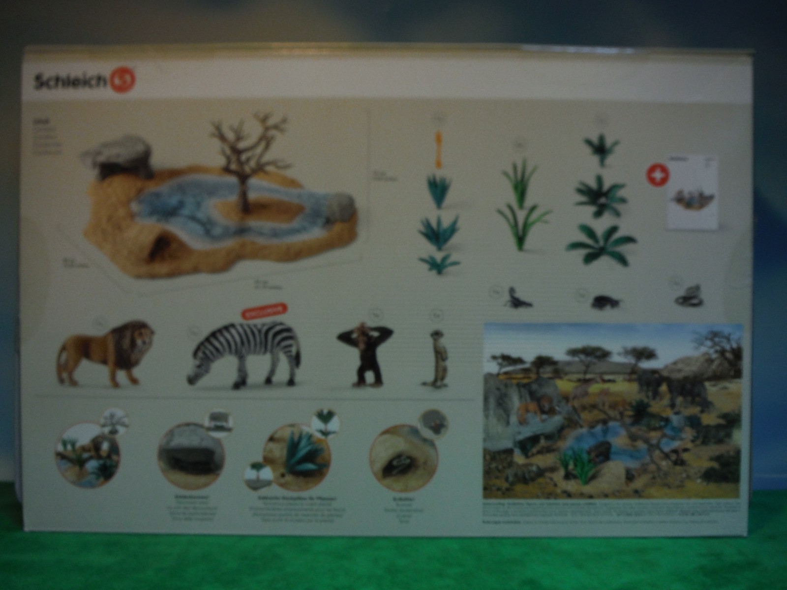 SCHLEICH WILD LIFE WATERHOLE #42258  *NEW*