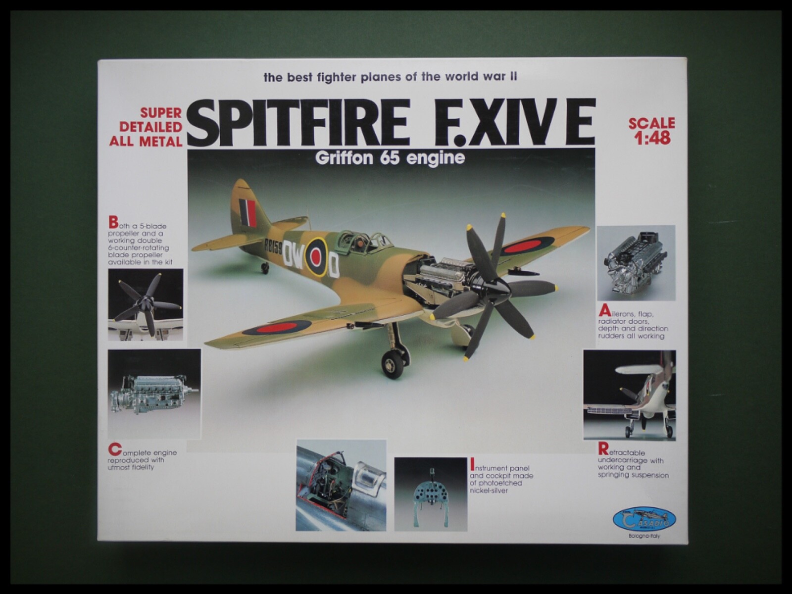 メタルキット カサディオ 1/48 スピットファイア F.XIV E Casadio Spitfire F.XIV E Griffon 65 engine 1:48 Model Kit | eBay