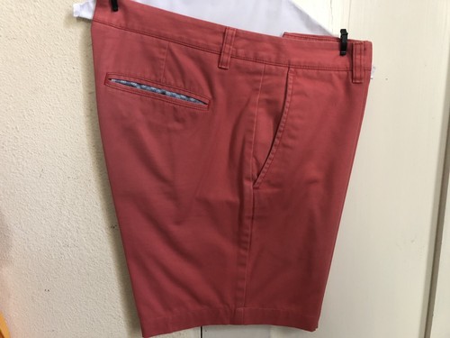 Bonobos Washed Chino Men's Shorts Coral Pink 7