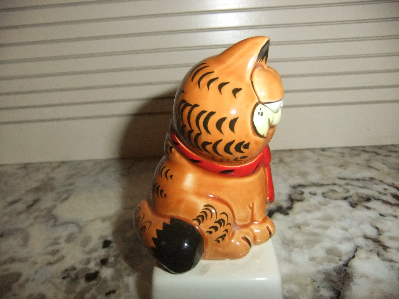 Vintage Garfield Enesco Porcelain To Dad From A Chip off the Old Block 1981 EUC