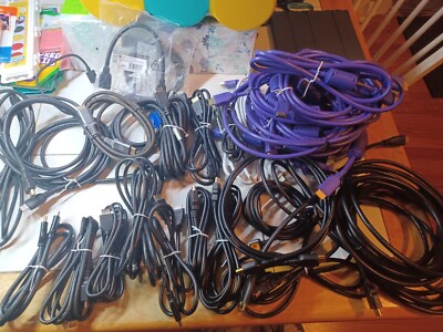 16 pounds mix HDMI Cable HDTV Cord Wire Cat5 Cabling