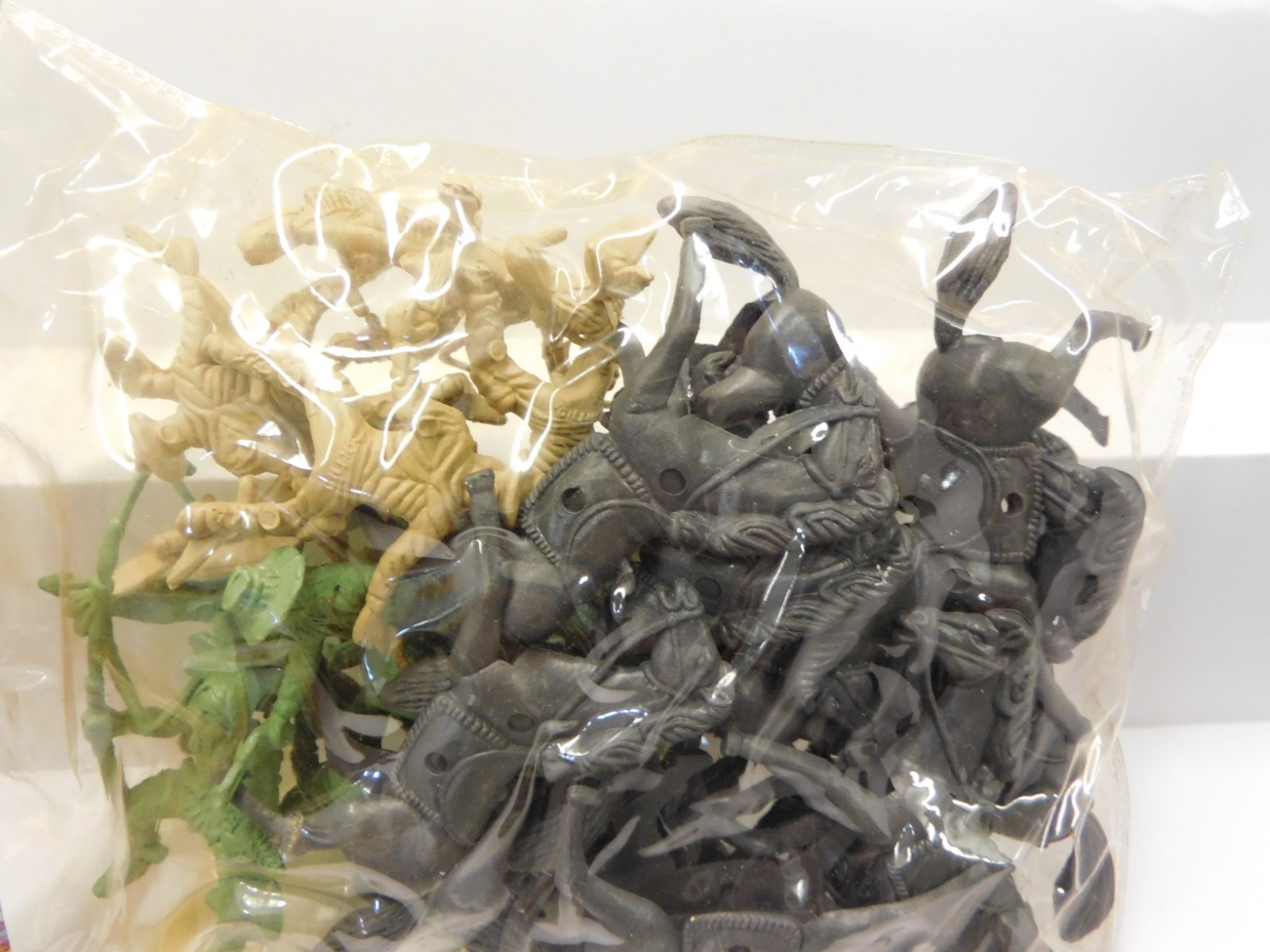 Cowboys Indians Horses MIB Made in China Plastic Playset Figures