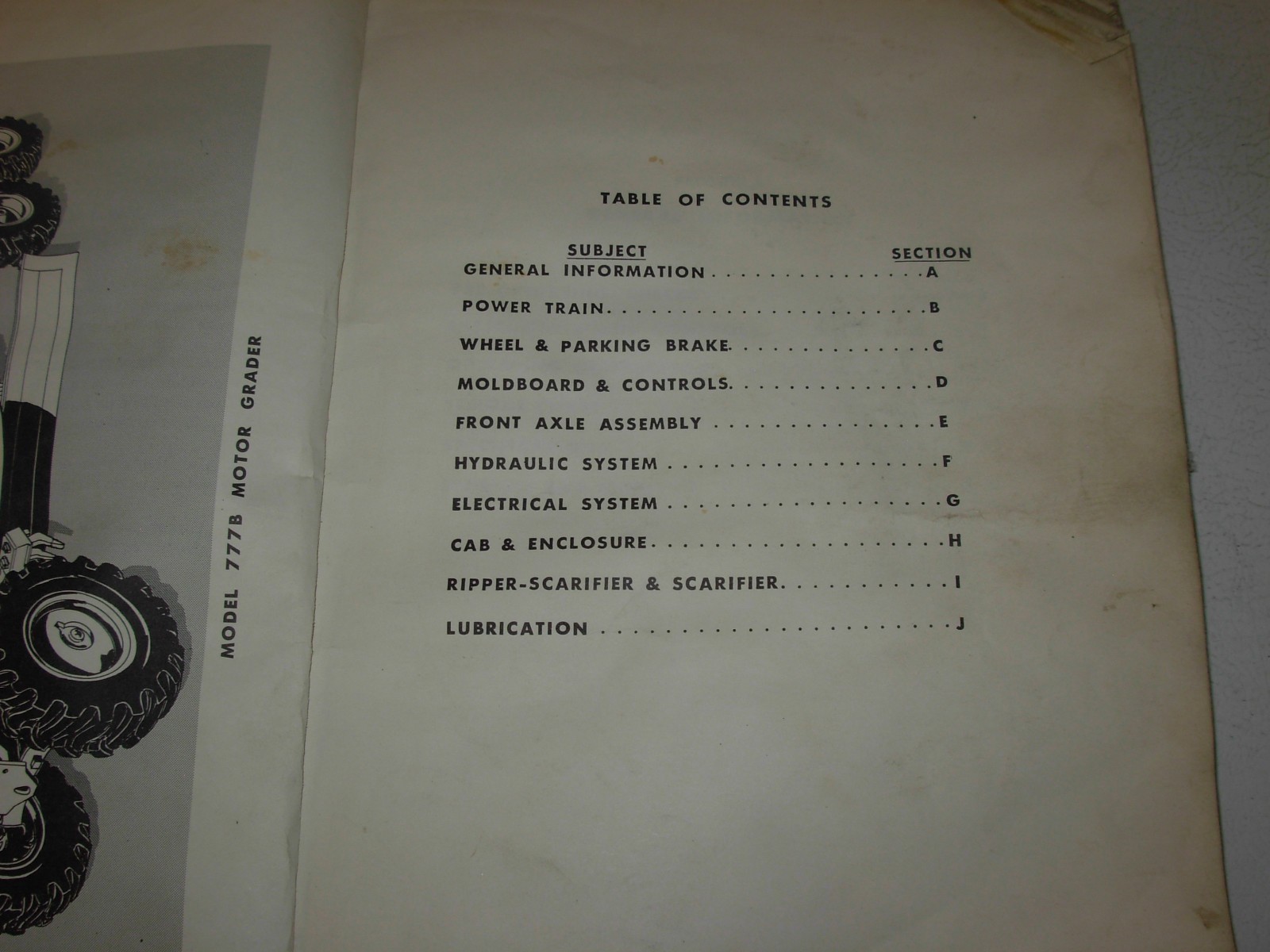 Wabco 666B & 777B Grader Service Manual