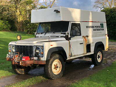Land Rover Defender 110 Utility Ex Western Power camper high top project 200 TDI