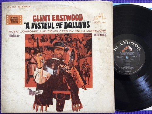 1967 A FISTFUL OF DOLLARS Record RCA Org Slve Ennio