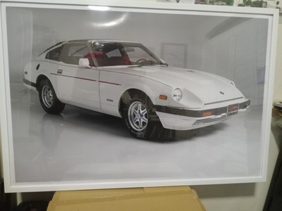 1981年の日本車 CAR GRAPHIC 1981 Datsun 280ZX Silver-Blue | POSTER 24 X 36 INCH | Vintage