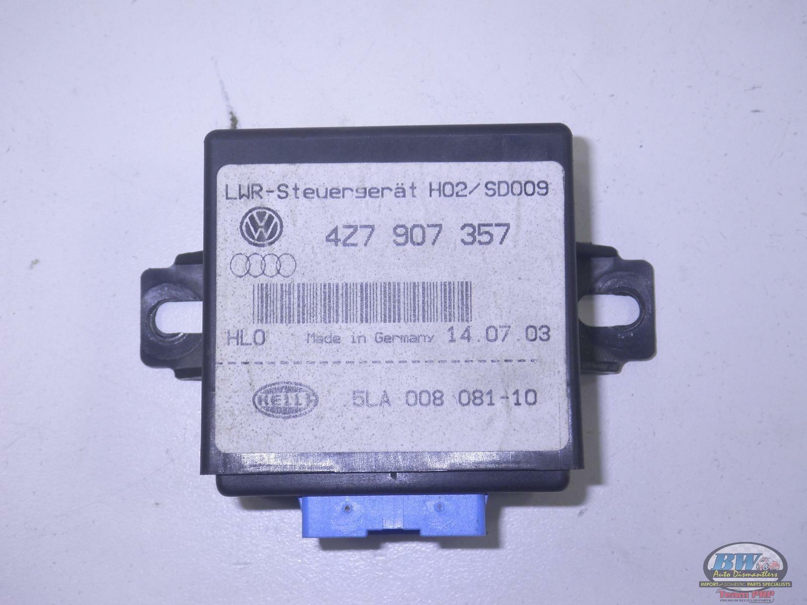 4Z7907357; AUDI ALLROAD OEM Headlight Range Control Module 01 02 03