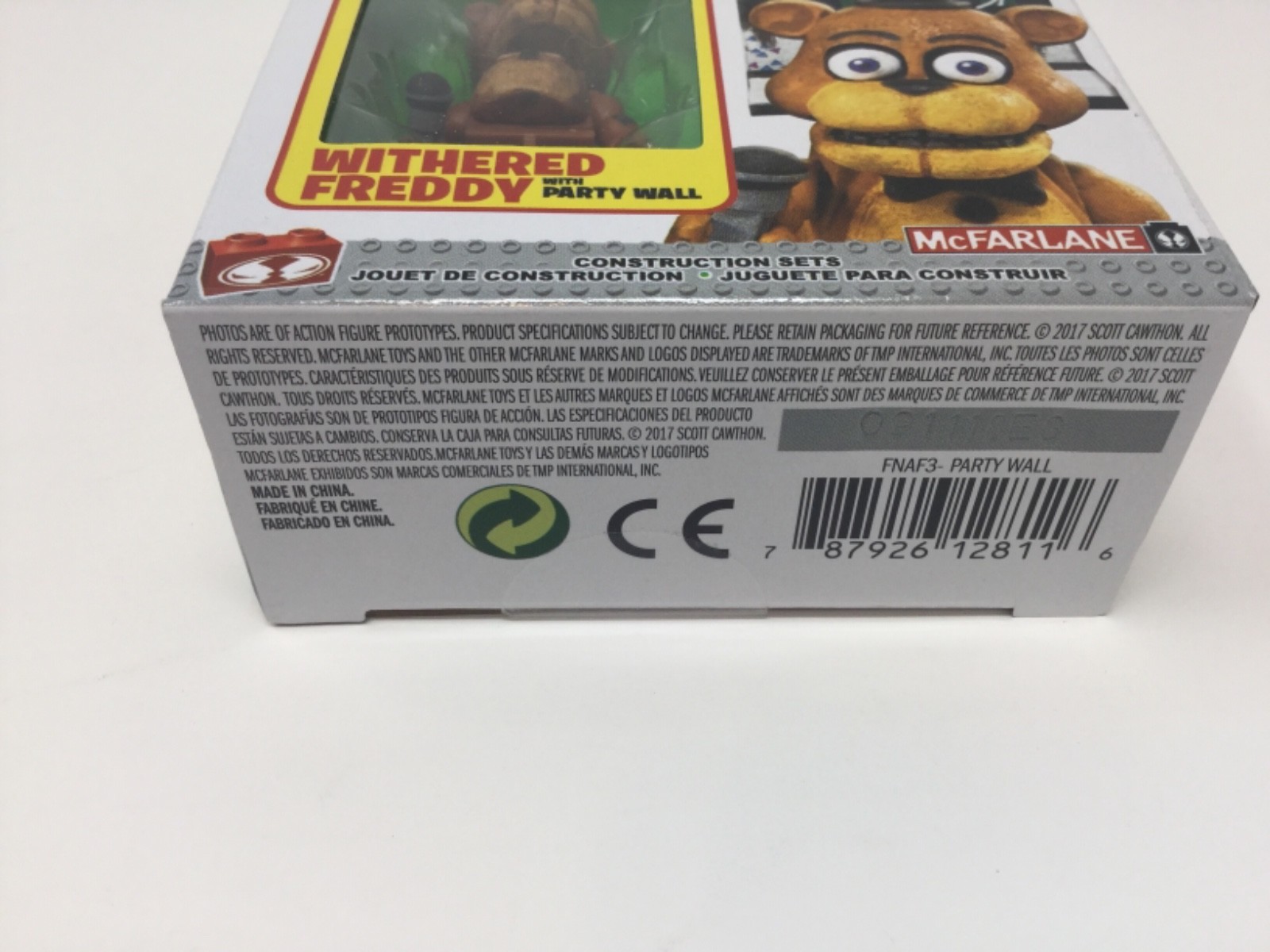 FNAF Five Nights at Freddys 12811 Withered Freddy Wal Construction Set McFarlane