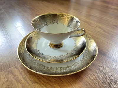 Bavaria coffee or tea crockery Marktleuthen Winterling blue and white crockery special gift