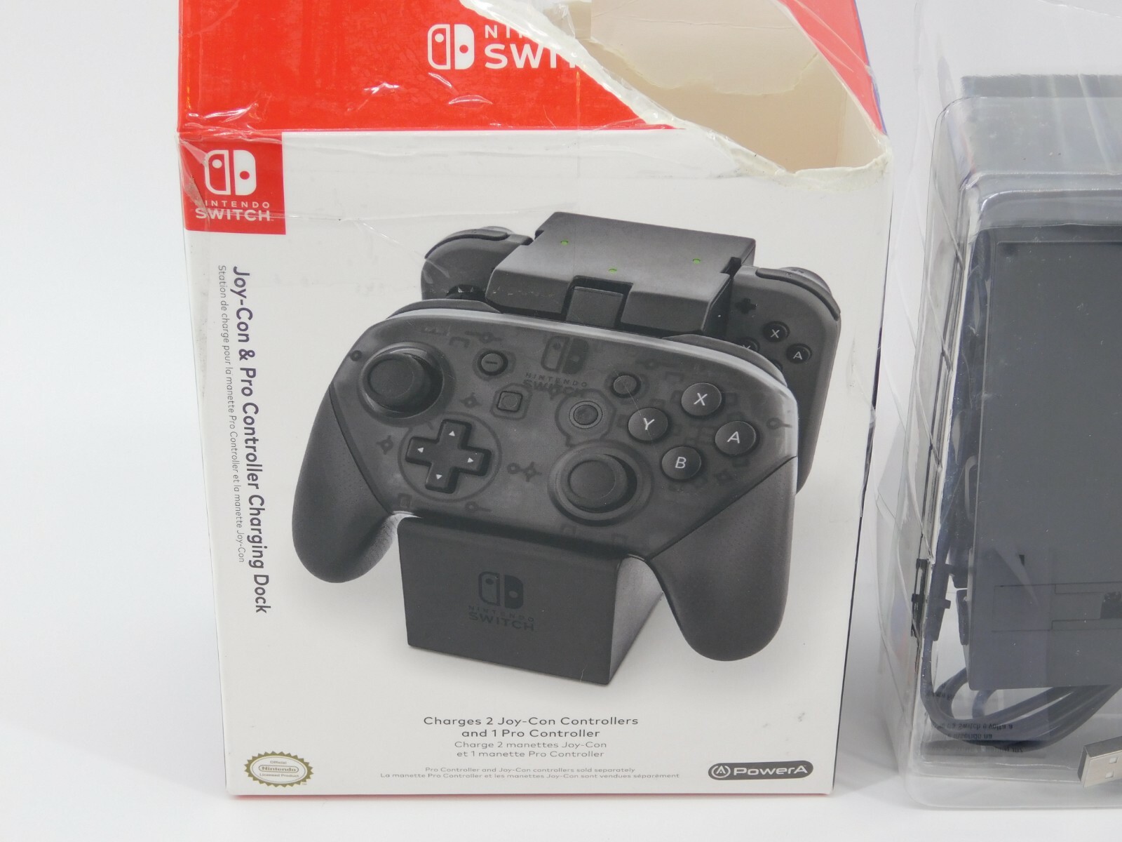 PowerA Joy-Con & Pro Controller Charging Dock - Nintendo Switch