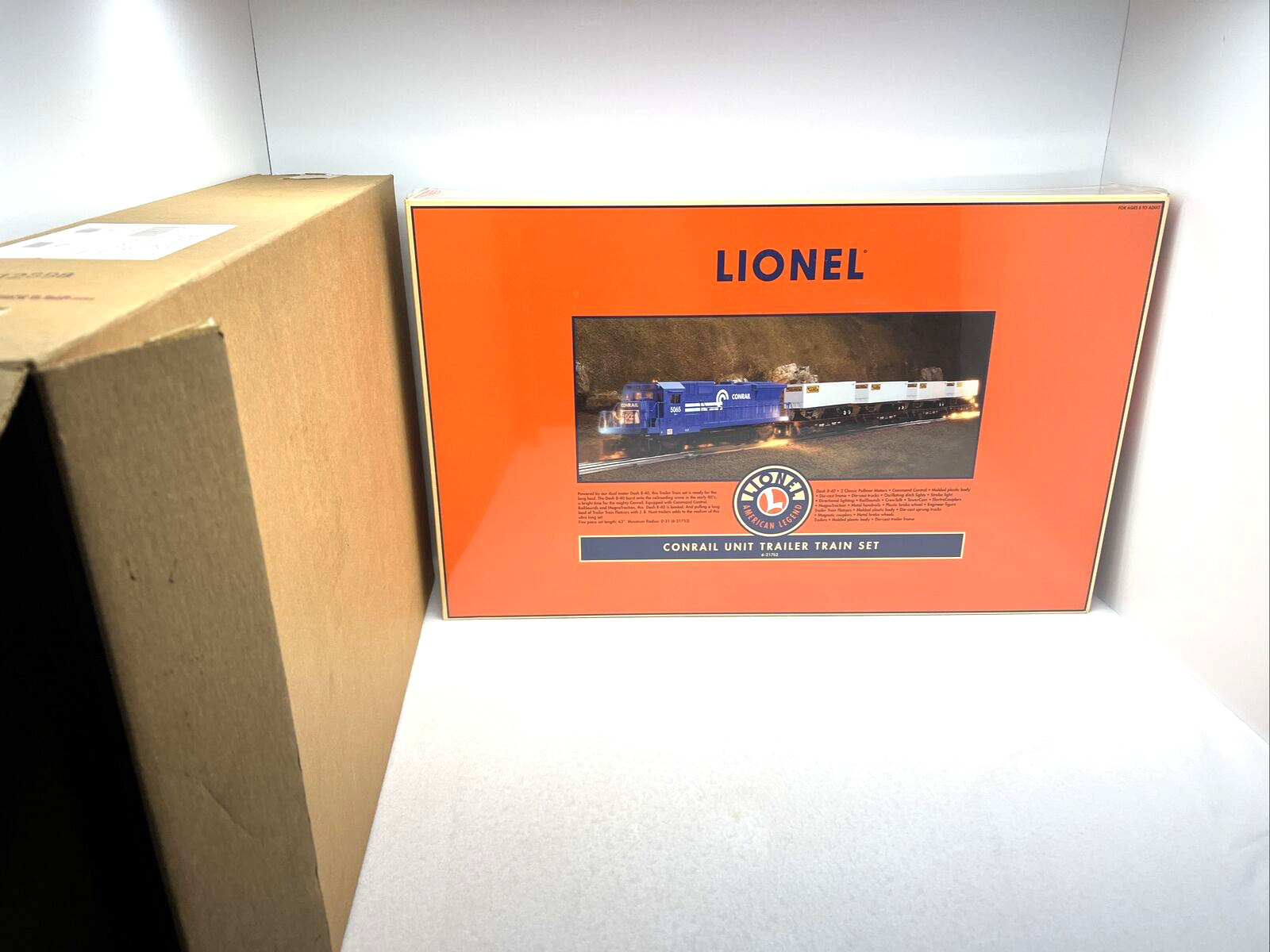 Lionel TMCC 6-21752 Conrail DASH 8-40 Trailer Train Set New O RS