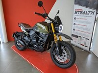 2024 MOTO MORINI SEIEMEZZO SCR 650 SCRAMBLER GREEN METALLIC LOW MILE SUPERB COND