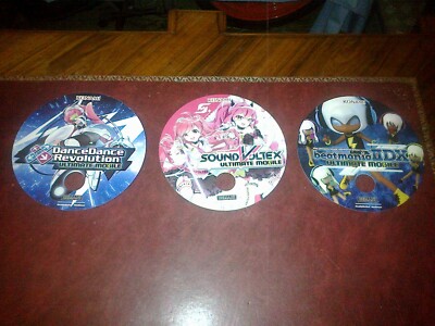 RARE ORIGINAL DDR BEAT MANIA JAMMA JAEPO FAN SET KONAMI ARCADE OFFICIAL 