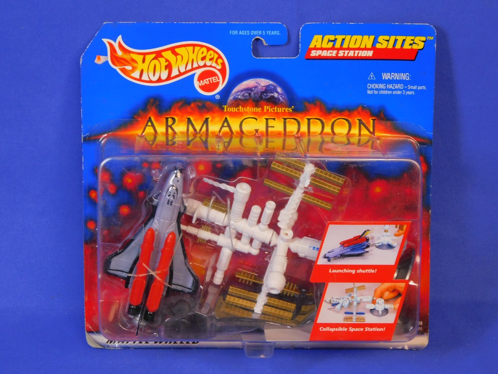 Hot WHeeLsアルマゲドン　ARMAGEDDON　スペースシャトル　マテル HOT WHEELS ARMAGEDDON ACTION SITES SPACE SHUTTLE & STATION