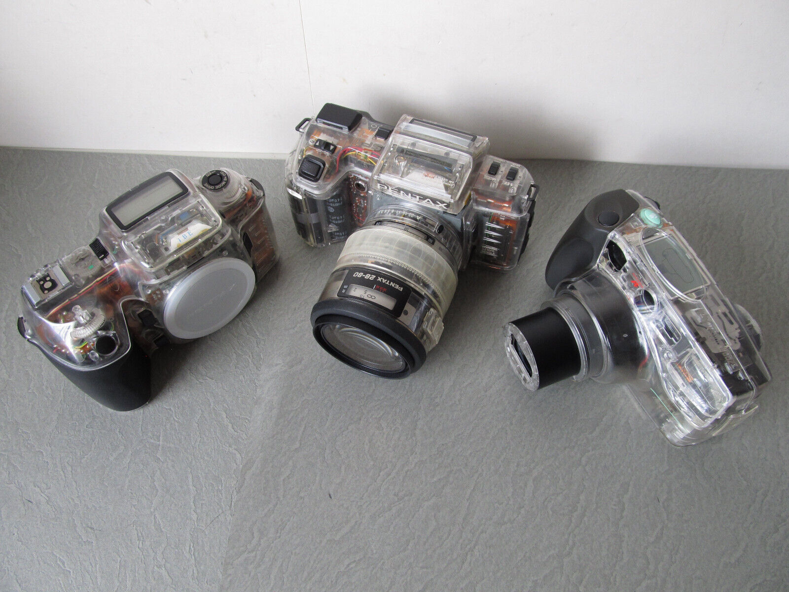 Pentax Skeleton Transparent SF1, PZ1 & 105 Super 35mm Camera Pentax Skeleton Transparent SF1, PZ1 & 105 Super 35mm Camera