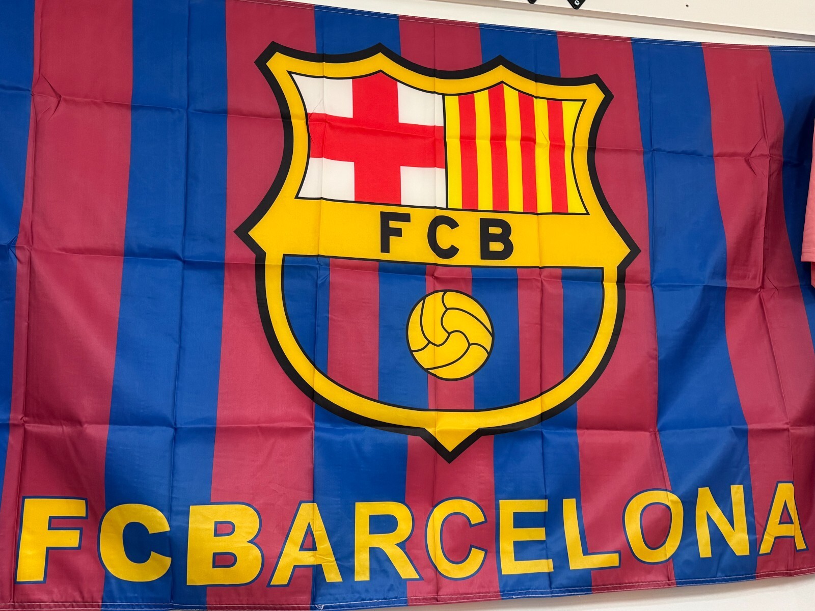 FC Barcelona フラッグ Barcelona FC Flag Banner 3x5 ft Spain Soccer Bicolor New