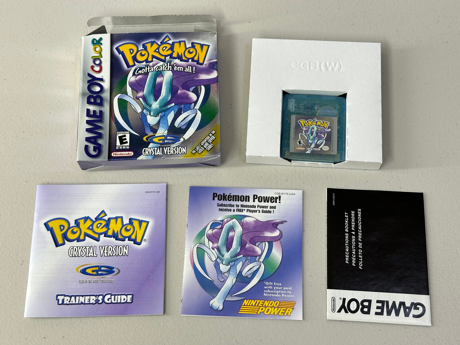 Pokemon Crystal Version (Nintendo Game Boy Color) Complete Pokemon Crystal Version (Nintendo Game Boy Color) Complete