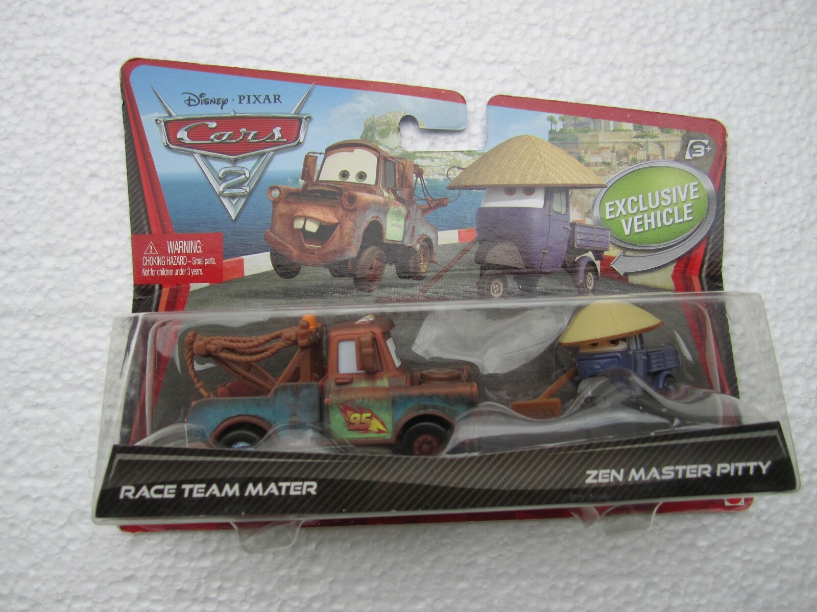 ミニカー Team Mater & Zen Master Pitty Disney Pixar Cars 2 Race Team Mater and Zen Master PItty