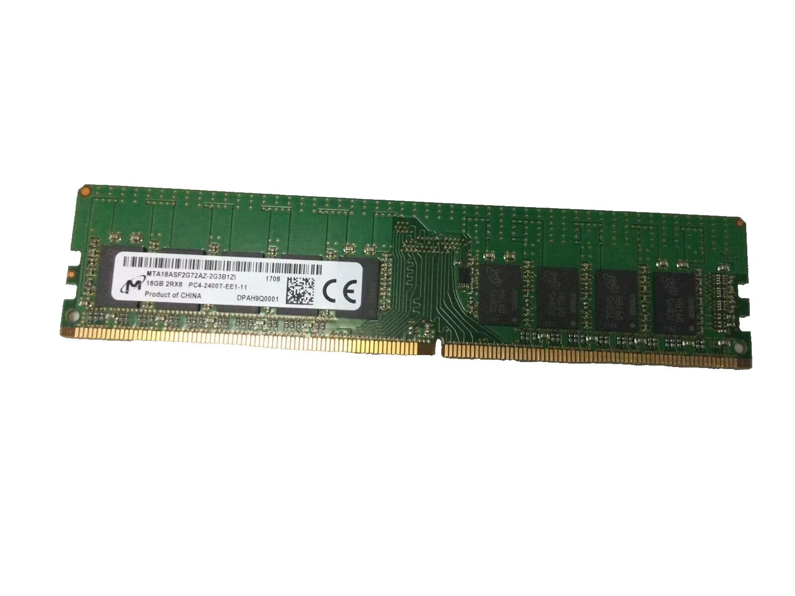 Micron MTA18ASF2G72PZ-2G3B1 16GB DDR4-2400 1RX4 ECC REG RoHS