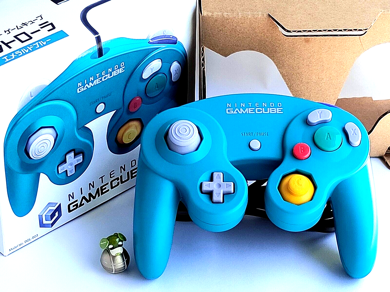 ゲームキューブコントローラー エメラルド すべて後期型】ニンテンドー ゲームキューブ コントローラー