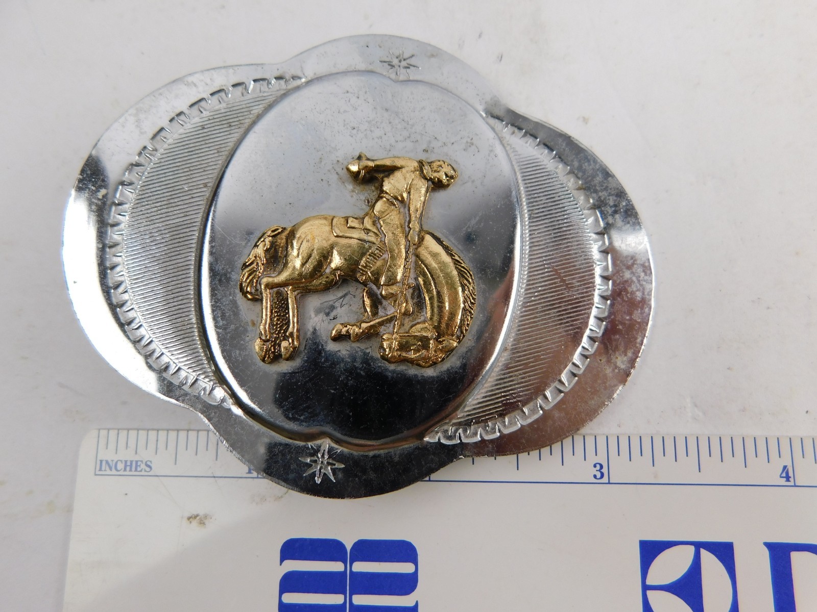 Western Cowboy Rodeo Bronco Busting Belt Buckle