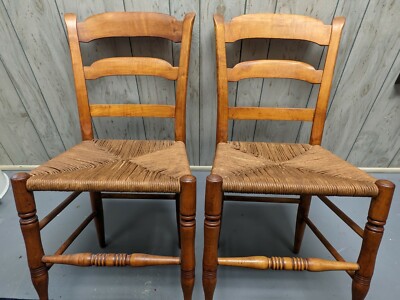 1800 1899 Antique Ladderback Chairs Vatican