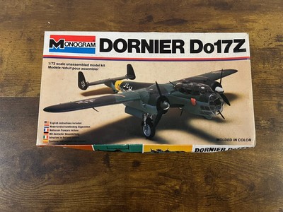 Monogram Dornier Do172 Model Kit New in Open Box 1:72 Scale