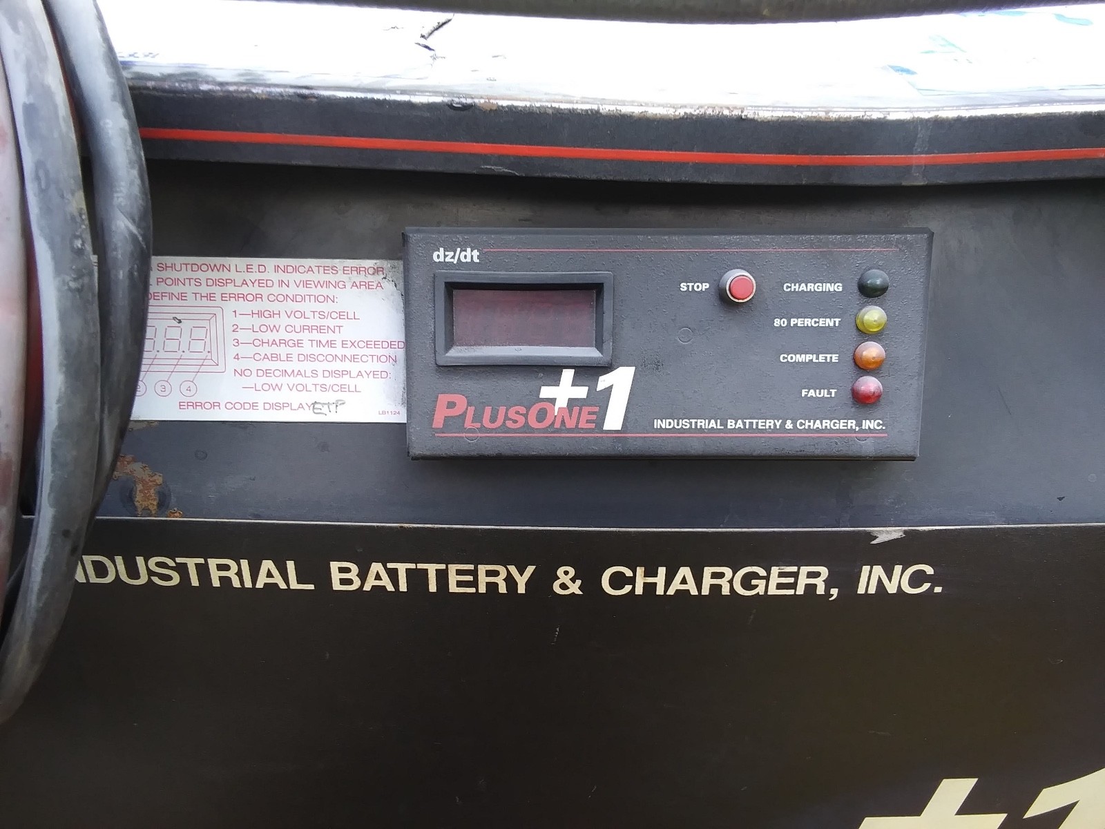 PlusOne 36V Industrial Forklift Battery Charger 208/240/480 3-Phase