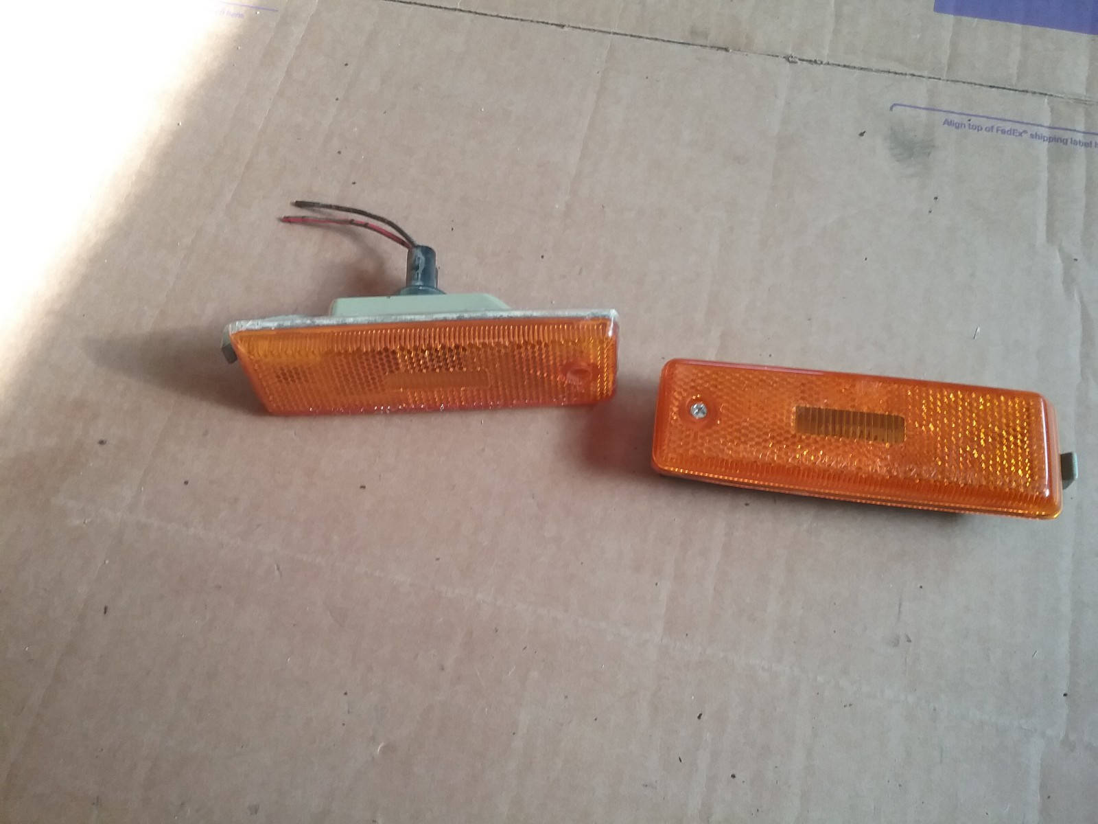 84-89 NISSAN 300ZX Z31 FRONT SIDE MARKER LIGHT OEM PAIR | eBay
