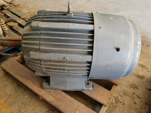+USED HOSTEL DUTY HIGH EFFICIENCY ELECTRIC MOTOR 125HP FRAME 444T CT TE 1780RPM