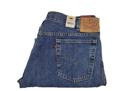 NWT Levi's Men's 517 Bootcut Jeans Dark Wash Cotton Denim Mens Size 44x32 NEW
