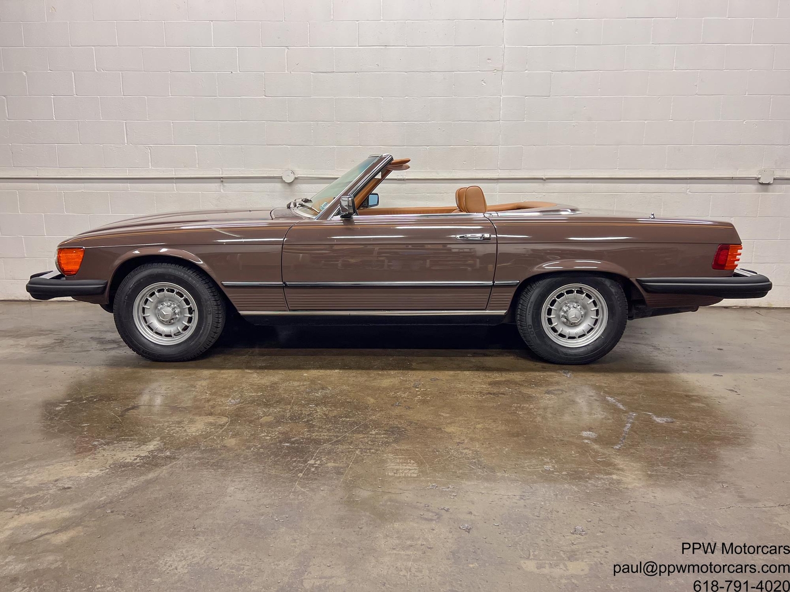 1978 Mercedes-Benz SL-Class  12,825 Miles Topez Brown 2 Door Roadster 4.5L V8 Au